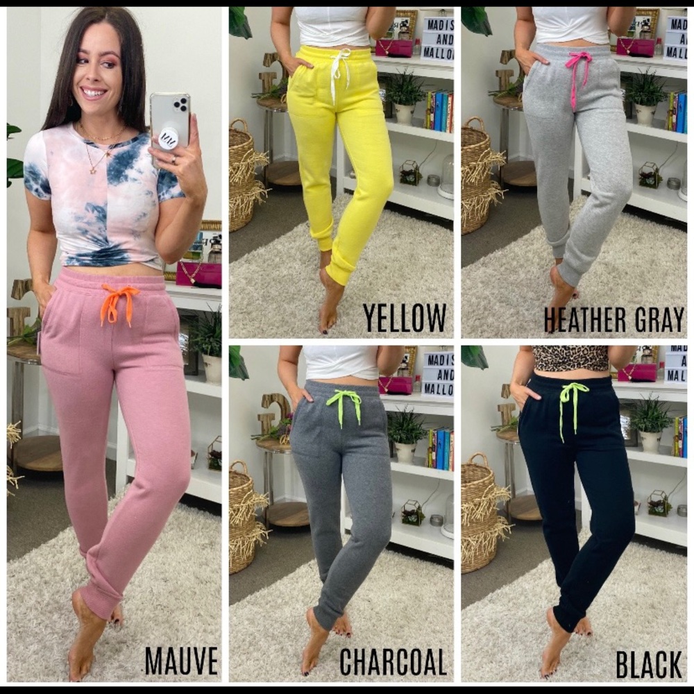 Pink joggers